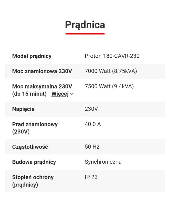 Cichy Agregat prądotwórczy do domu Proton Oasis 1 Diesel 230V