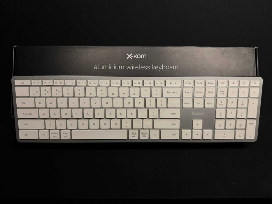 Klawiatura bezprzewodowa X-kom Alu Keys White (XK-130BT-W)
