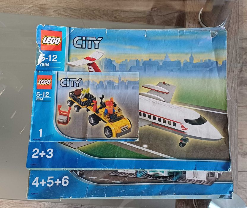 LEGO City 7894 Lotnisko – samolot + terminal | komplet | pudełko