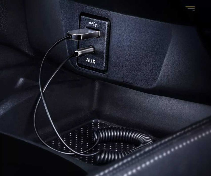 Bluetooth в авто Baseus с микрофоном aux адаптер