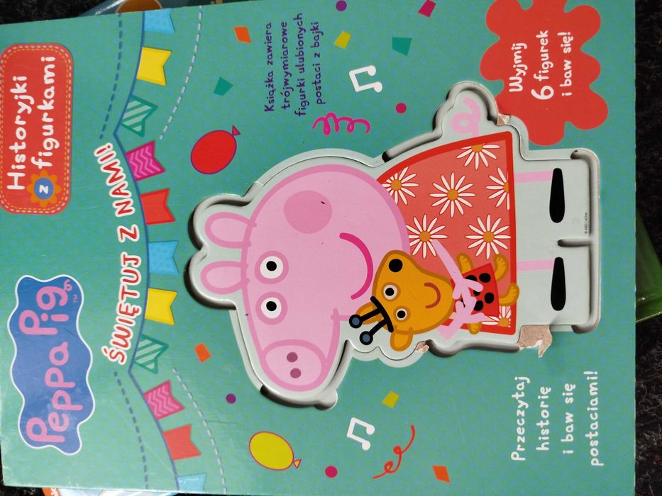 Książka Peppa z figurkami