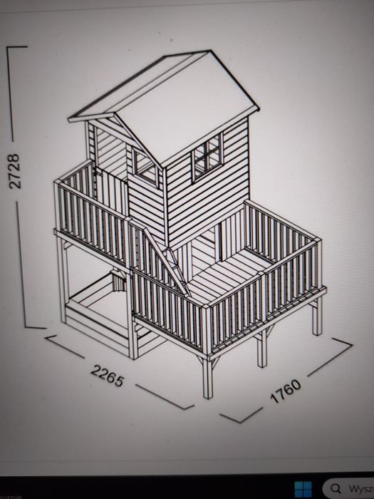 Domek drewniany Hubert