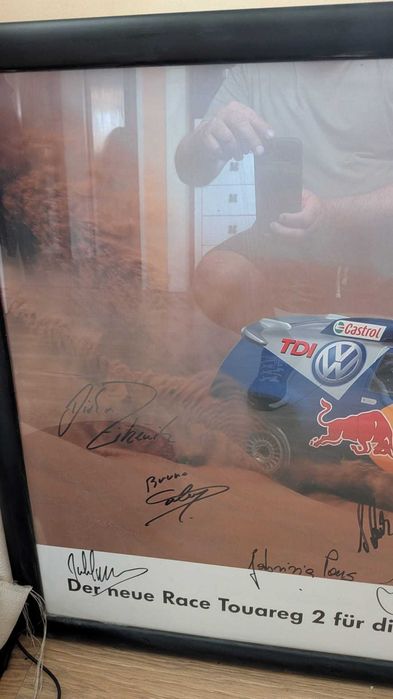 Quadro celebra a equipa oficial da Volkswagen no Lisboa-Dakar 2006