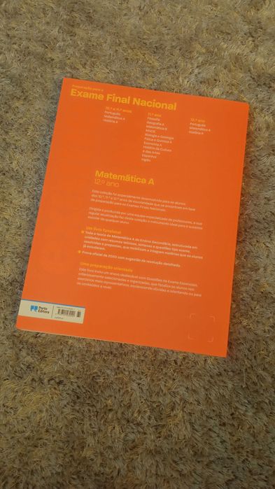 Livro preparação Exame Matemática A