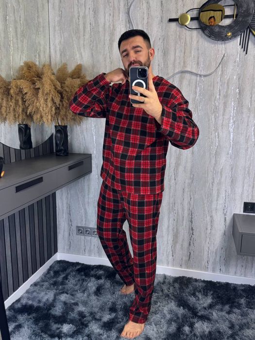 ‼️Чоловіча флісова піжама. ОПТ та роздріб. Розм: М/Л, ХЛ/ХХЛ