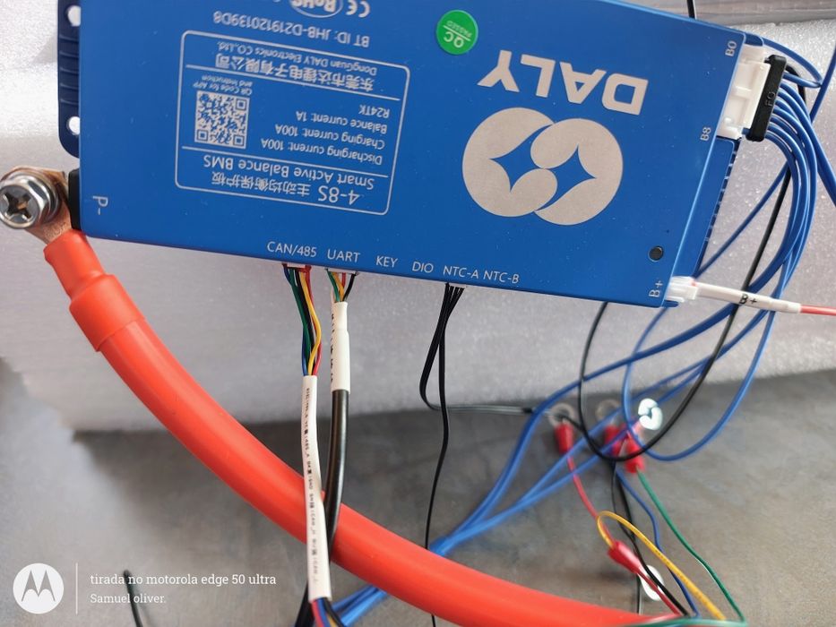 Kit solar bateria lifepo4 bms conversor