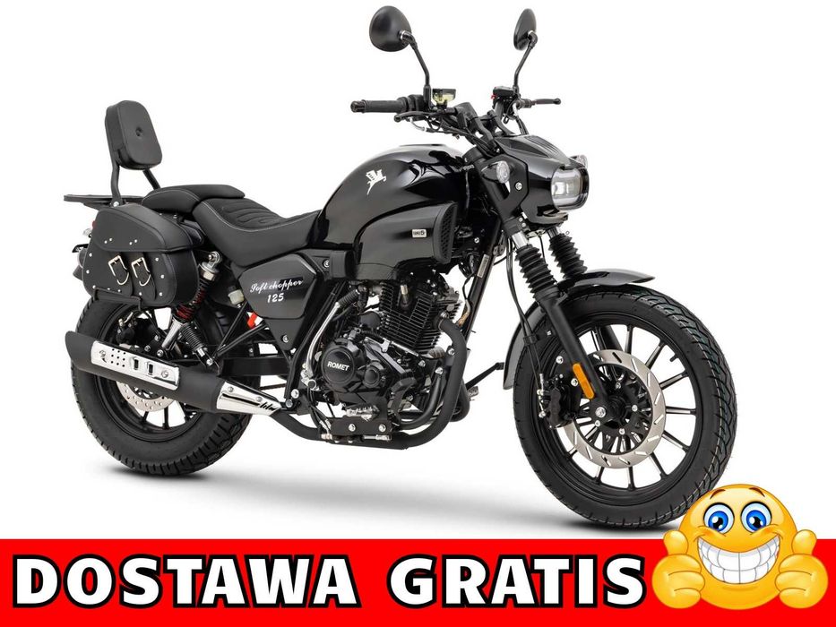 Dostawa Gratis !!! Motocykl ROMET SOFT 125 cc Mocny, Promocja, Raty