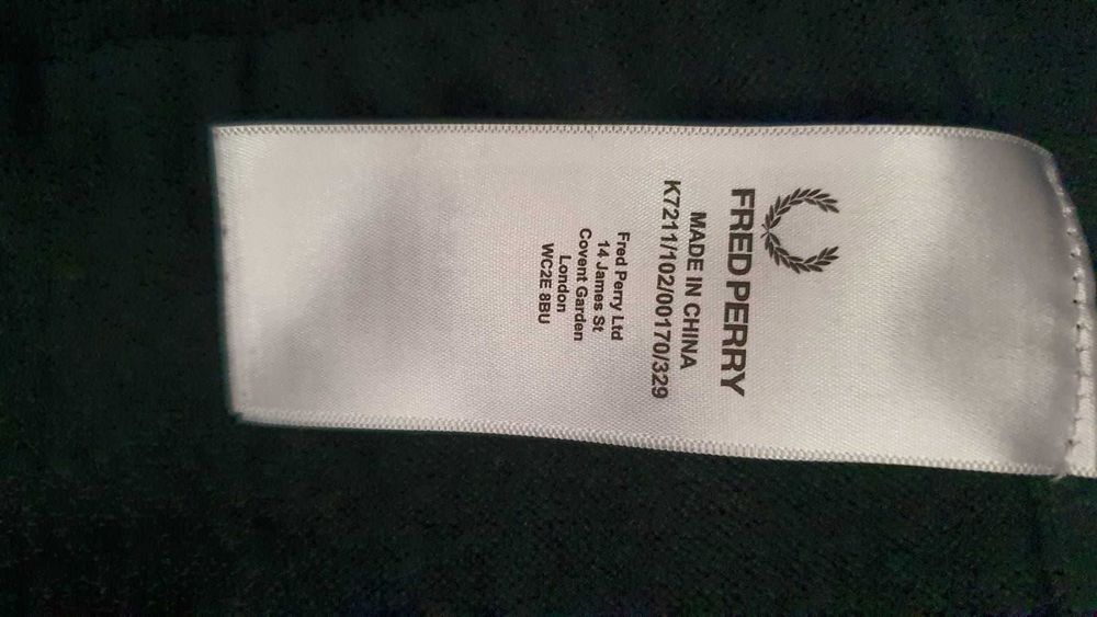 Fred Perry sweter z wełny Merino S/M