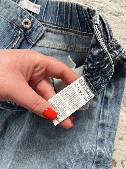 Джинси вільні блакитні Sinsay Denim