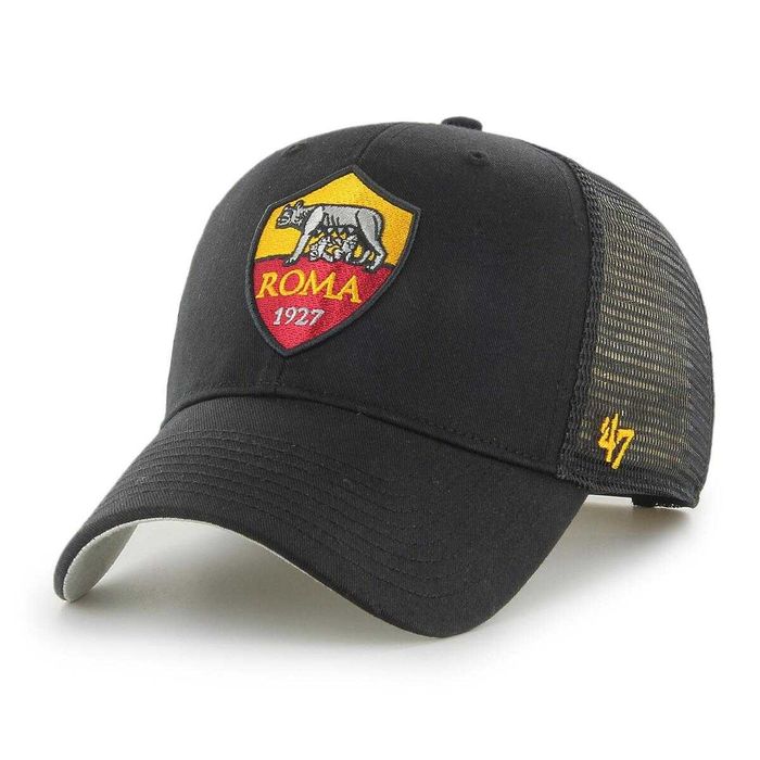 Czapka z Daszkiem Czarna As Roma Trakerka Mvp 47 Brand NOWA!!