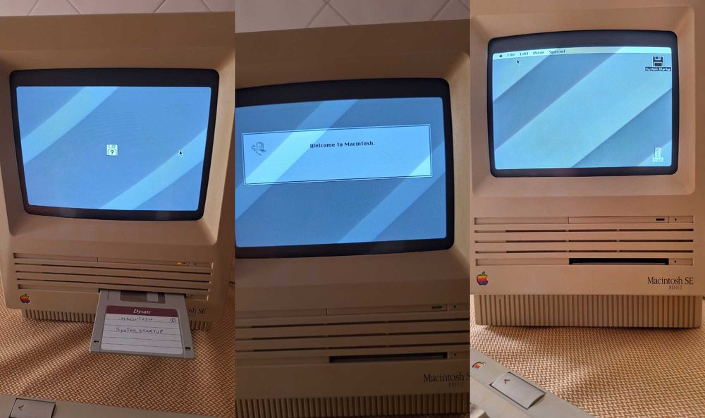 Computador Apple Macintosh SE 1988 vintage