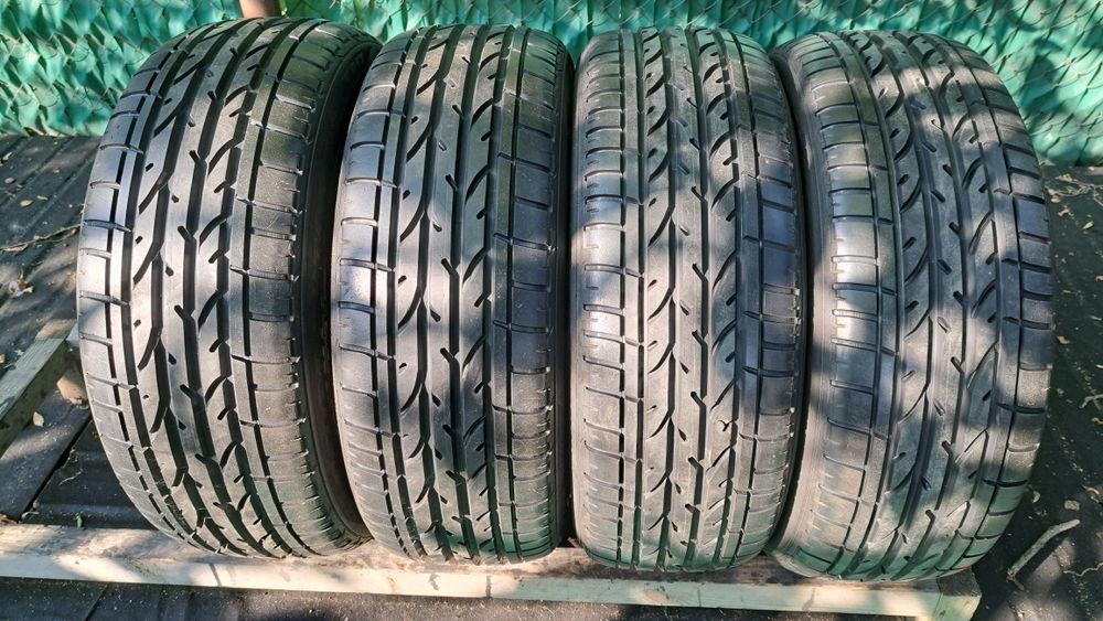 7мм!Летний комплект Японских шин BRIDGESTONE DUELER 205 55 R17