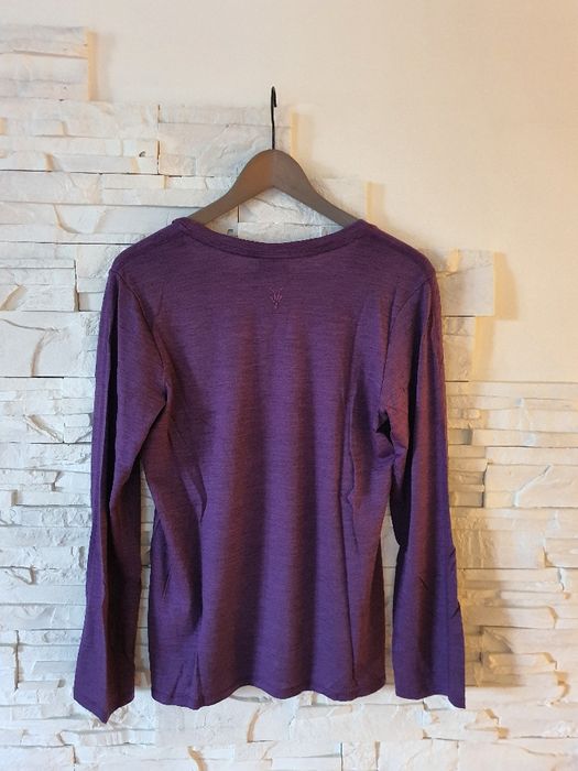 ibex merino Bluzka damska Naturalist z długim rękawem roz M