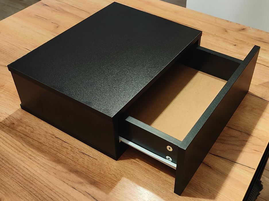 Szafki nocne czarne 2 sztuki