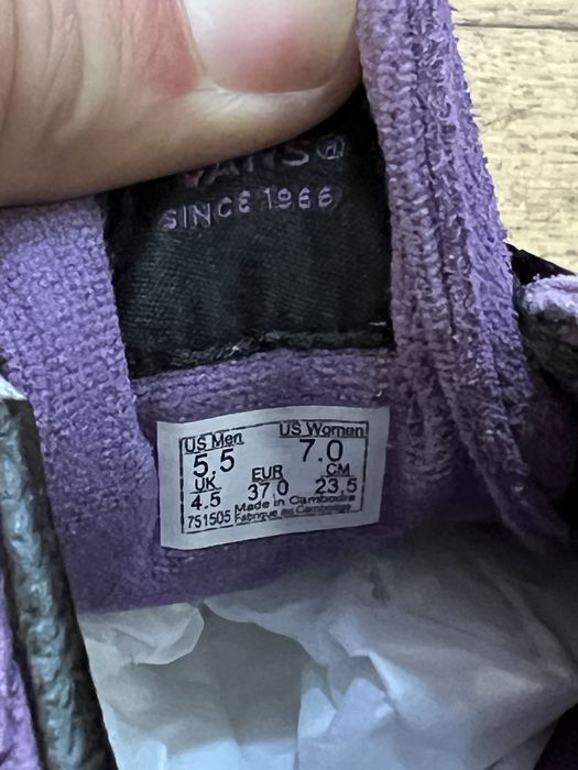 Vans Sport Low Suede Violeta/Preto – Novas (Tam. 37)