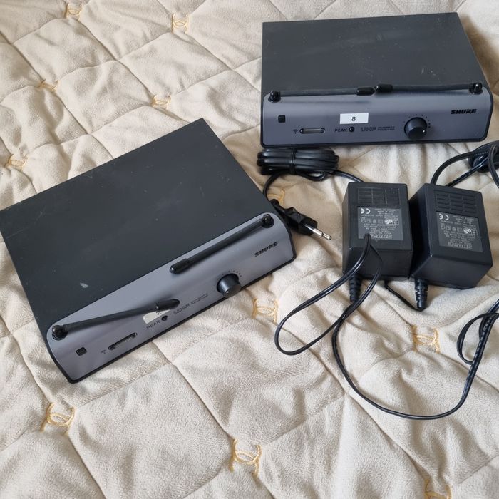 Shure UT4A + zasilacz Shure PS20E (2 komplety)