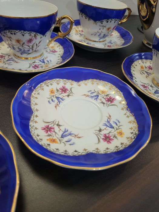 Kompletny serwis kawowy porcelanowy Ćmielów