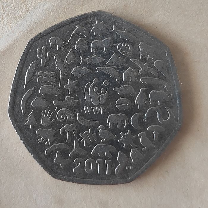 50 Pence comemorativas variadas