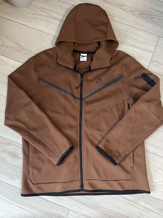 Зіп-худі Tech fleece brown XL