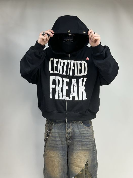 Project GRAILZ G/R gr cetified freak кофта худи черная зипка худі