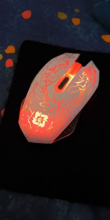 Мишка ігрова безпровідна безшумна з підсвіткою