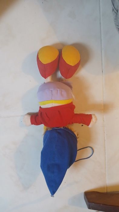Peluche do noddy antigo.