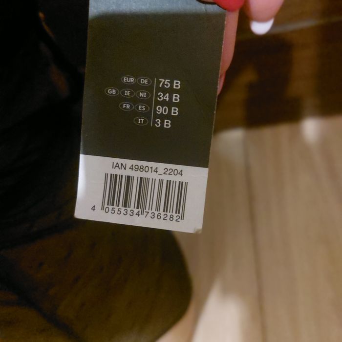 Nowe czarne eleganckie body esmara 75b