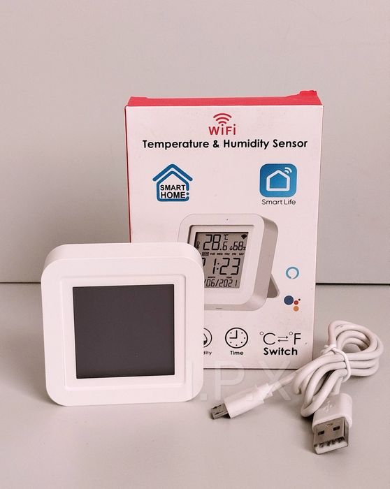 Розумний Wi-Fi датчик температури та вологості, живлення USB 5V,Tuya