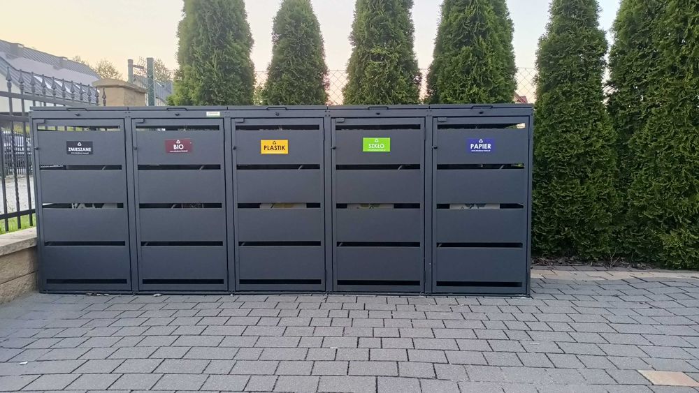 Obudowa  Kosza Wiata Śmietnikowa Domek Ogrodowy Narzędziowy Garaż