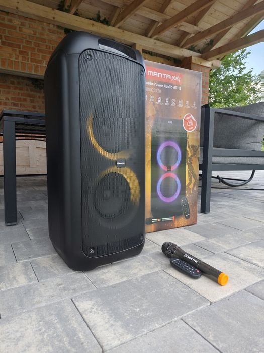 GŁOŚNIK Bluetooth Karaoke SPK0802B120 ATTIS Power Audio MANTA