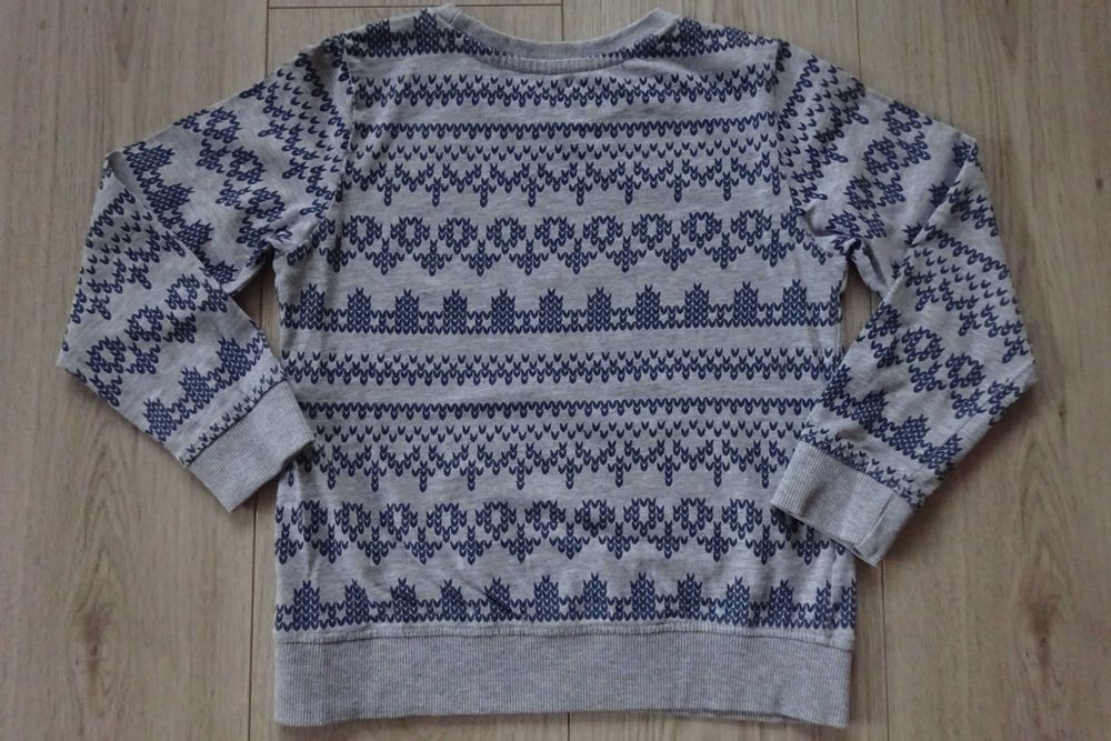 Bluza/bluzka chłopięca z nadrukiem swetra r.116 - 5.10.15.