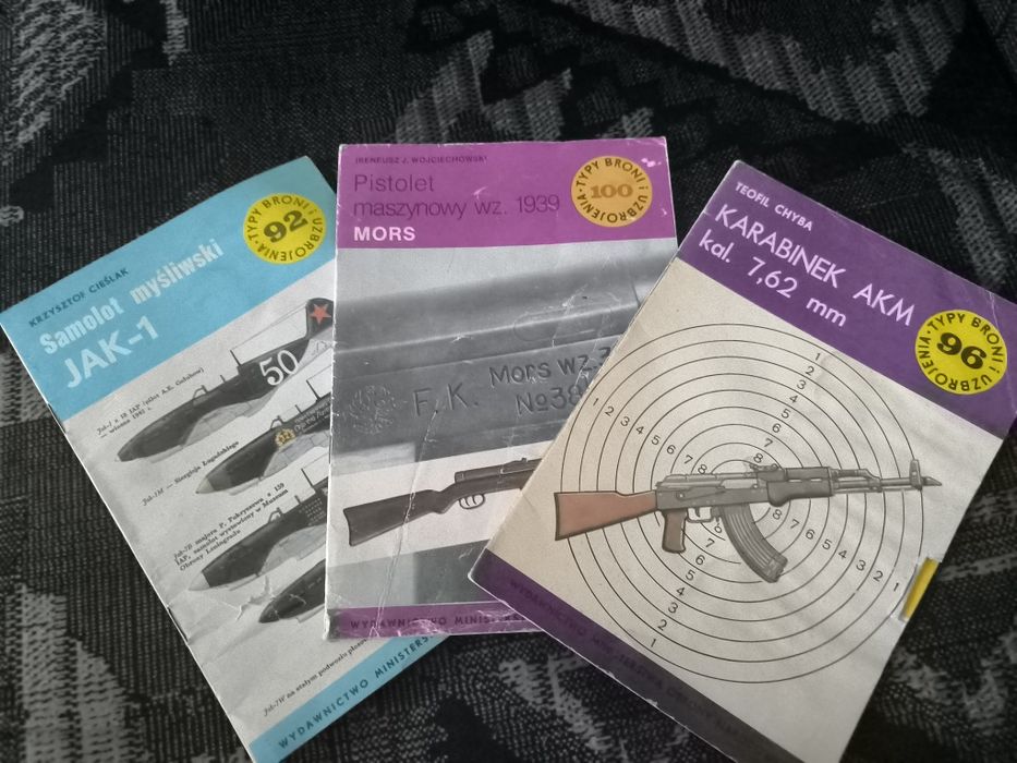 Książka Typy Broni i Uzbrojenia