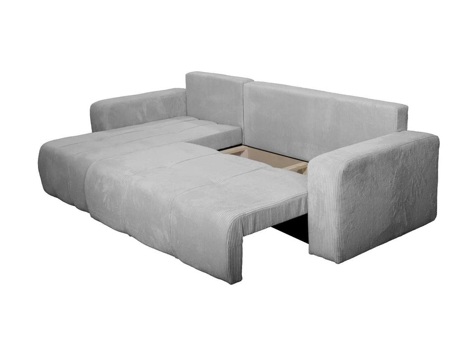 naroznik sofa ALICE L funkcja spania pojemnik Kronos34 sprezyna falist