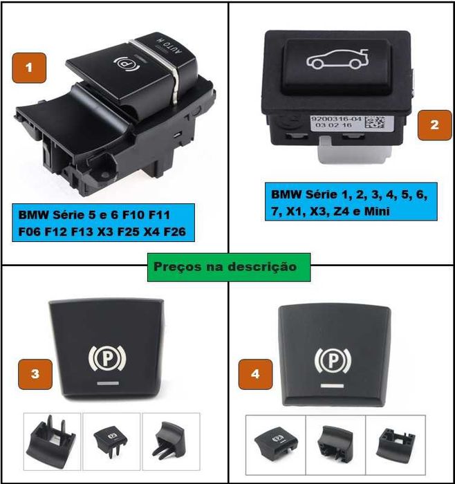 Grelhas frontais preto brilho dupla barra BMW série X3 F25 Pré LCI (1ª fase) e LCI (2ª fase) e série X4 F26