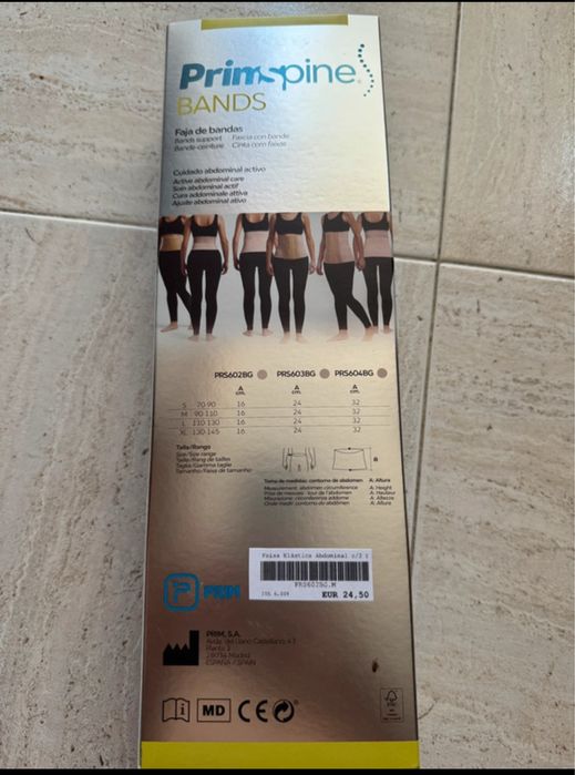 Cinta elástica (dor lombar, estética etc)