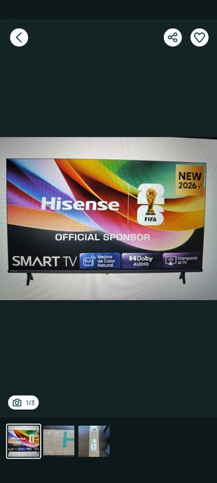 TV led Hisense 32A4S  de 32" 81cm HD smart tv