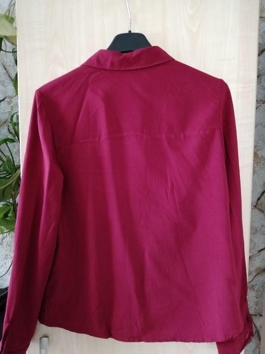 Koszula bordowa S