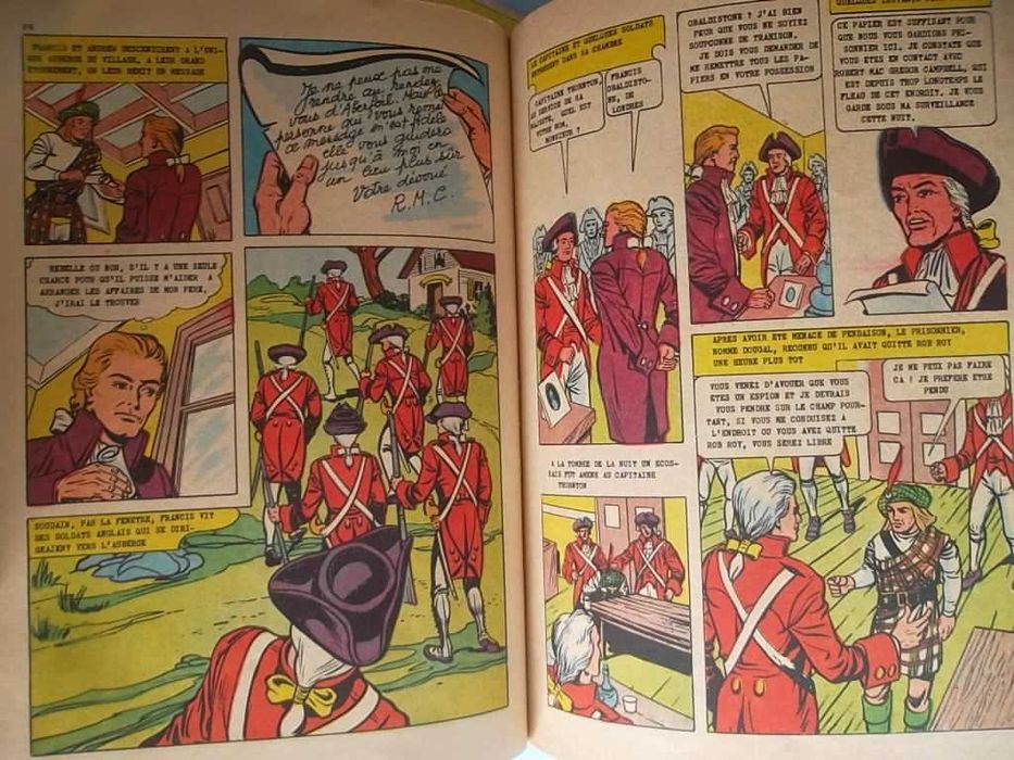 Les classiques illustrés - 4 álbuns em francês de 1973. BD Clássica.