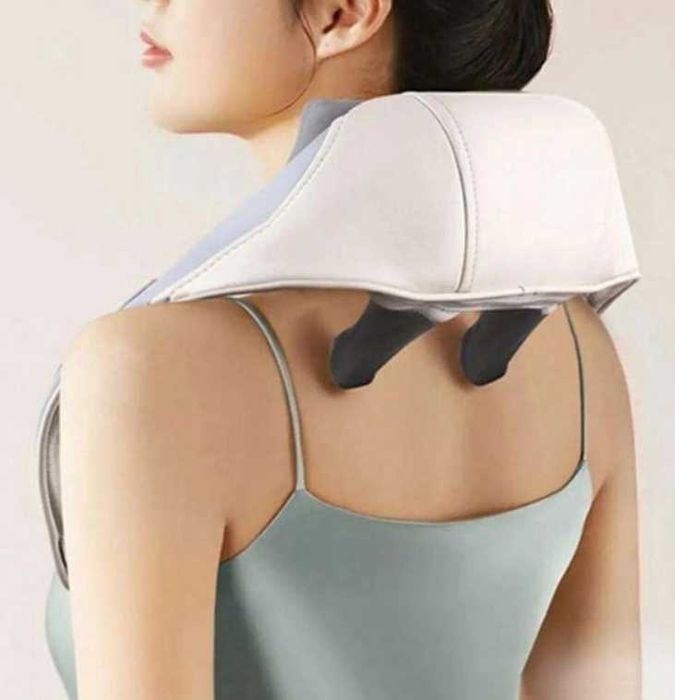 Вібромасажер для спини, плечей та шиї U-подібний Массажер для шеи