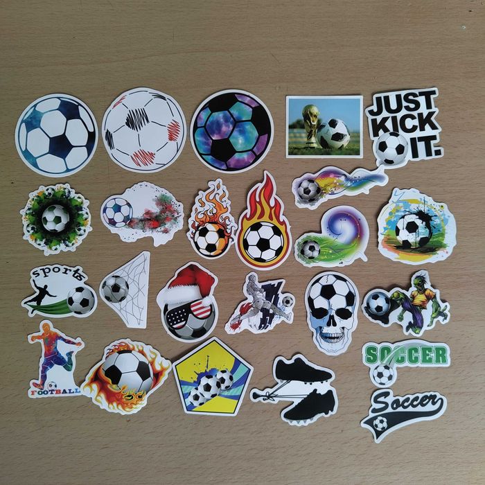 100 Autocolantes Stickers Futebol