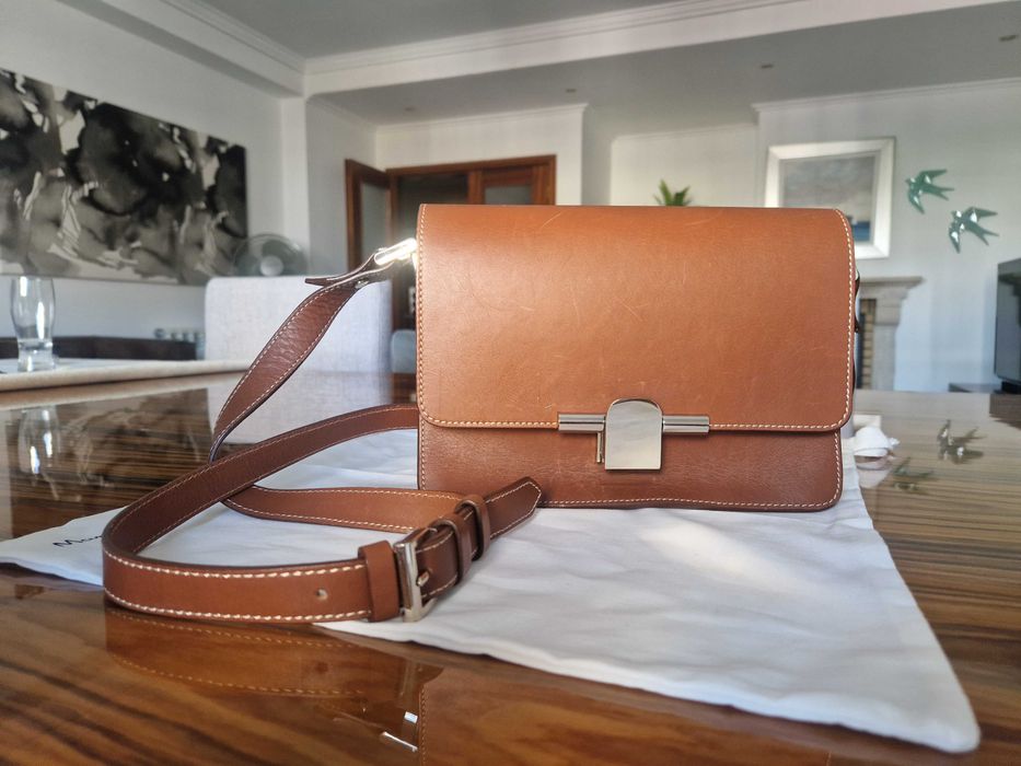 Mala em pele Massimo Dutti