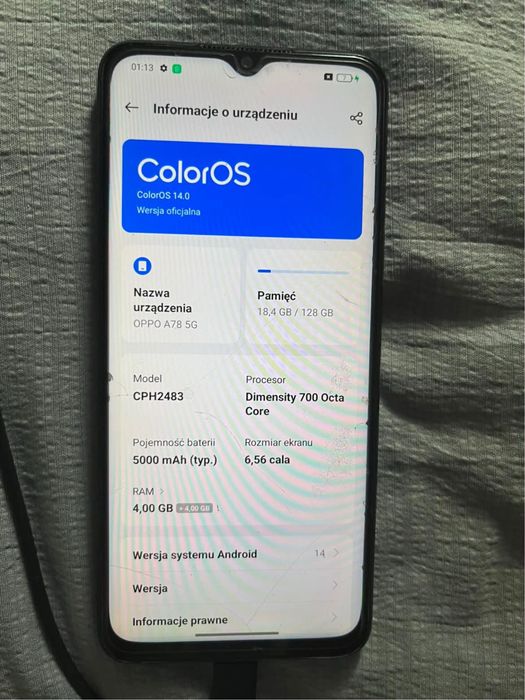 telefon oppo a78 5g