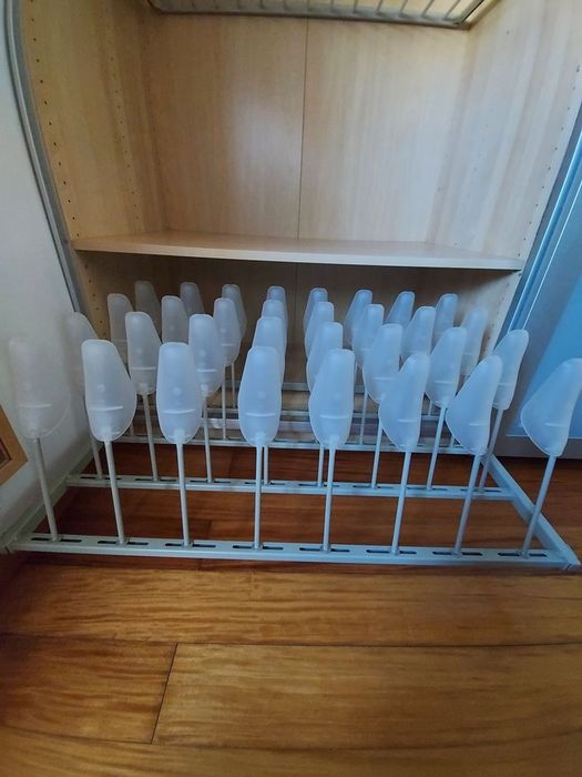 Cabide porta-calças e sapateira extraíveis IKEA Komplement 1,00mx0.58m