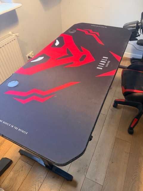 Diablo biurko i fotel do gamingu