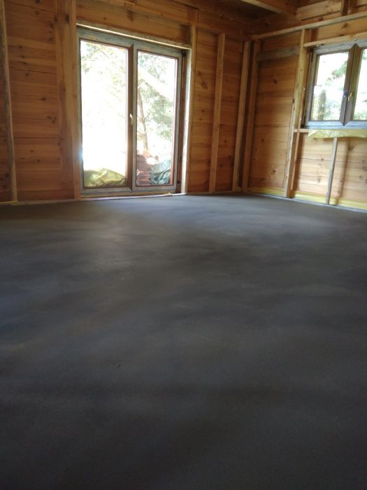 Posadzki wylewki mixokretem z zacieraniem mechanicznym ,tynki