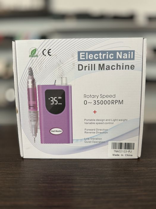 Frezarka Fioletowa Do Żelu Hybrydy LED Nail Master Poznań Długa 14
