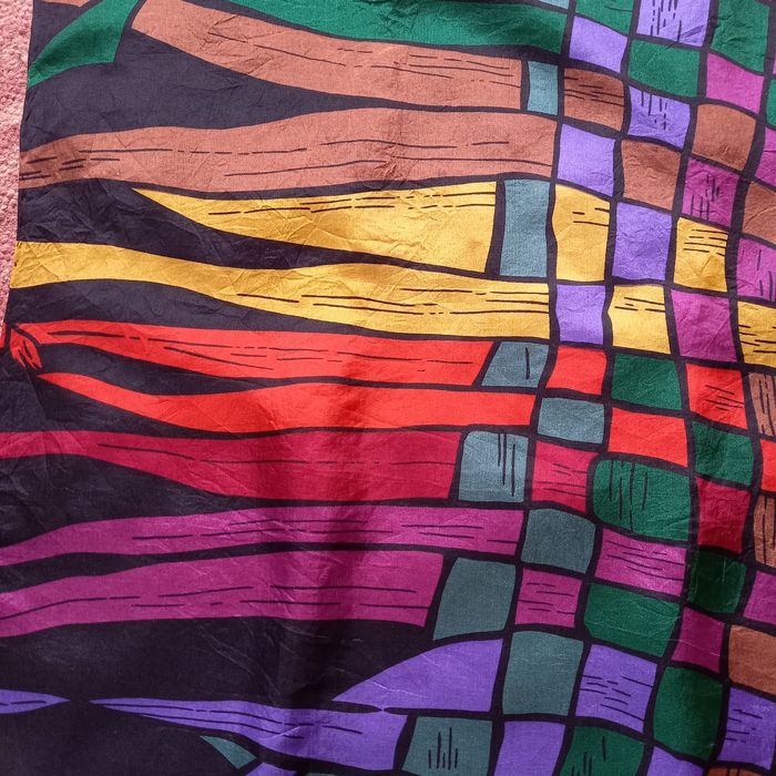 Apaszka, jedwab, Ashley Brook, vintage.