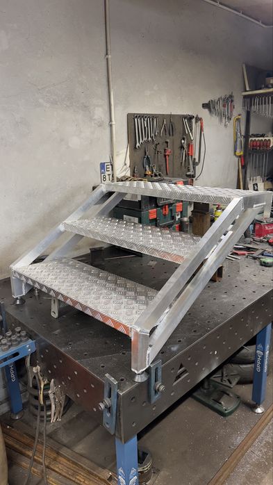 Spawanie aluminium schodki podest konstrukcje  felgi