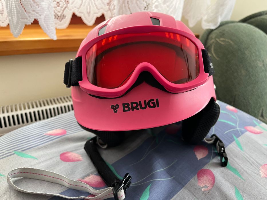 Kask narciarski Brugi XS gogle REZERWACJA