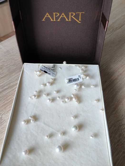 Zestaw perły , srebro 925 Apart